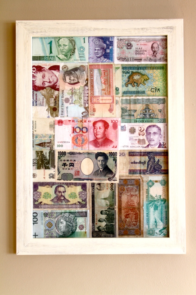 foreign bills make nice art